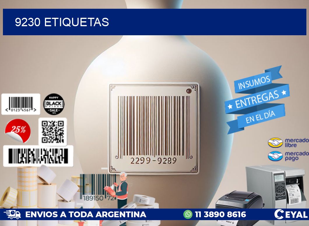 9230 ETIQUETAS