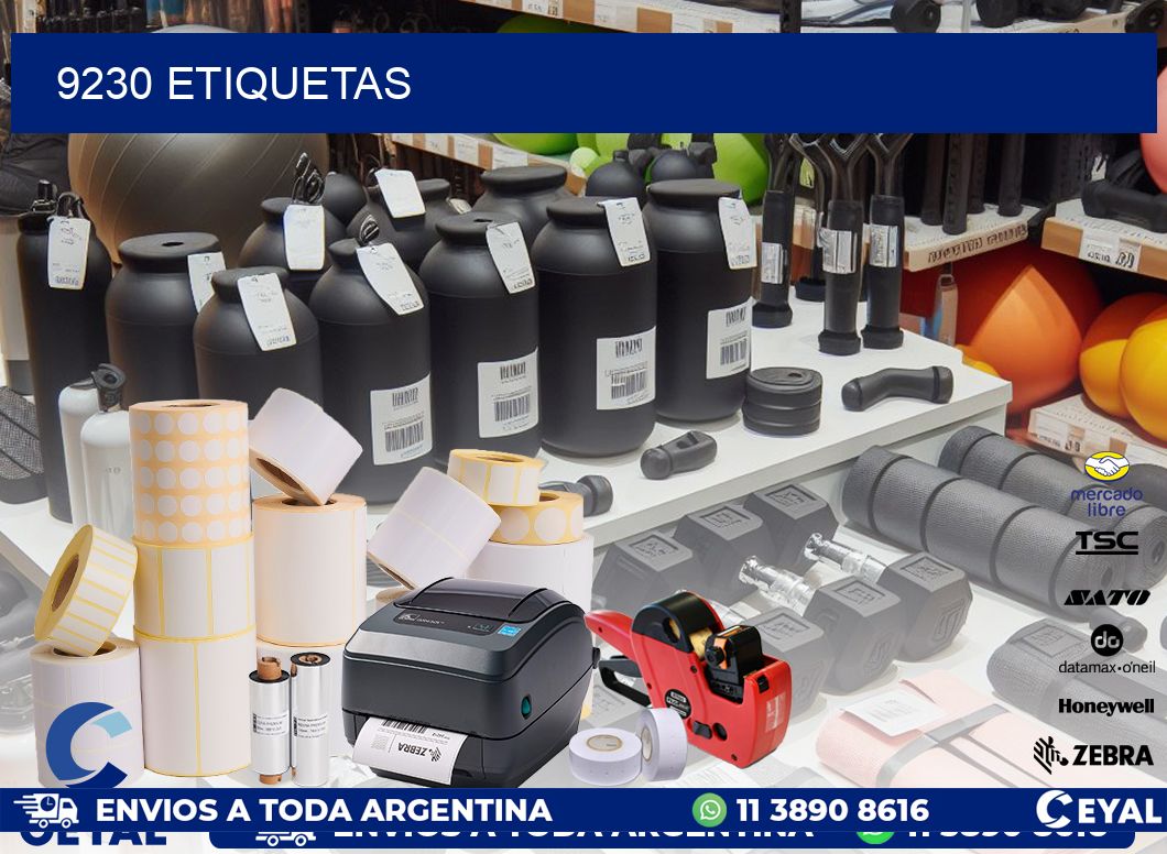 9230 ETIQUETAS