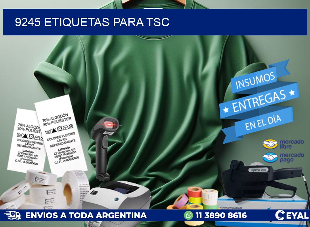 9245 ETIQUETAS PARA TSC