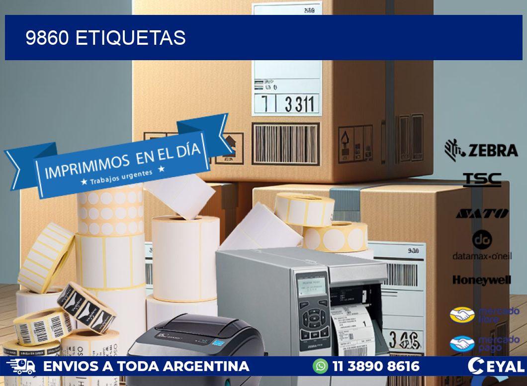 9860 ETIQUETAS
