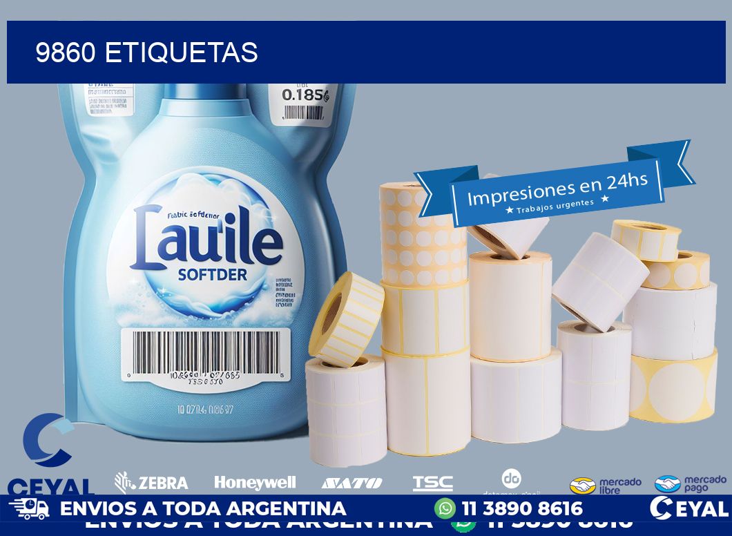9860 ETIQUETAS