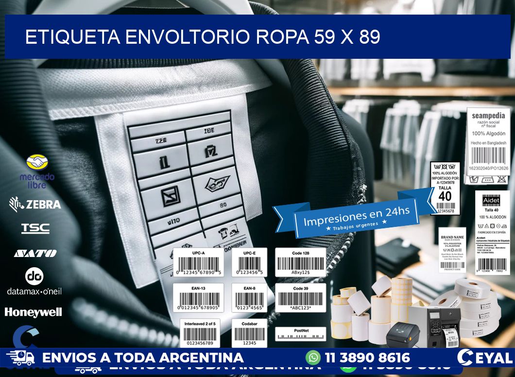 ETIQUETA ENVOLTORIO ROPA 59 x 89