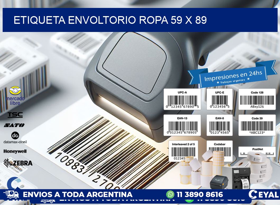 ETIQUETA ENVOLTORIO ROPA 59 x 89