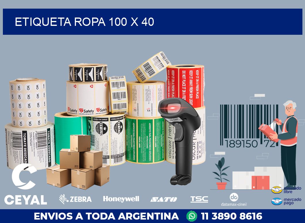 ETIQUETA ROPA 100 x 40