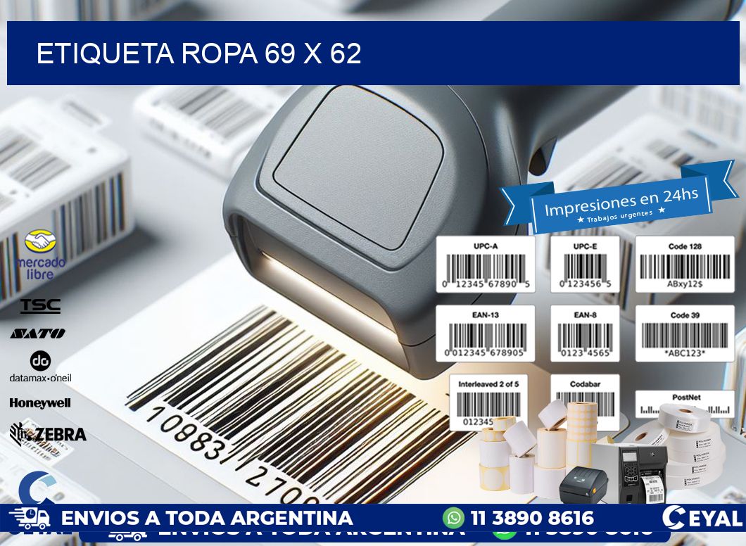 ETIQUETA ROPA 69 x 62