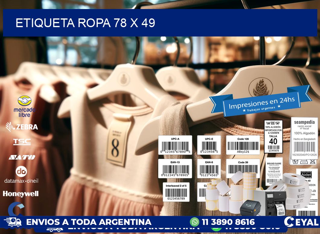 ETIQUETA ROPA 78 x 49