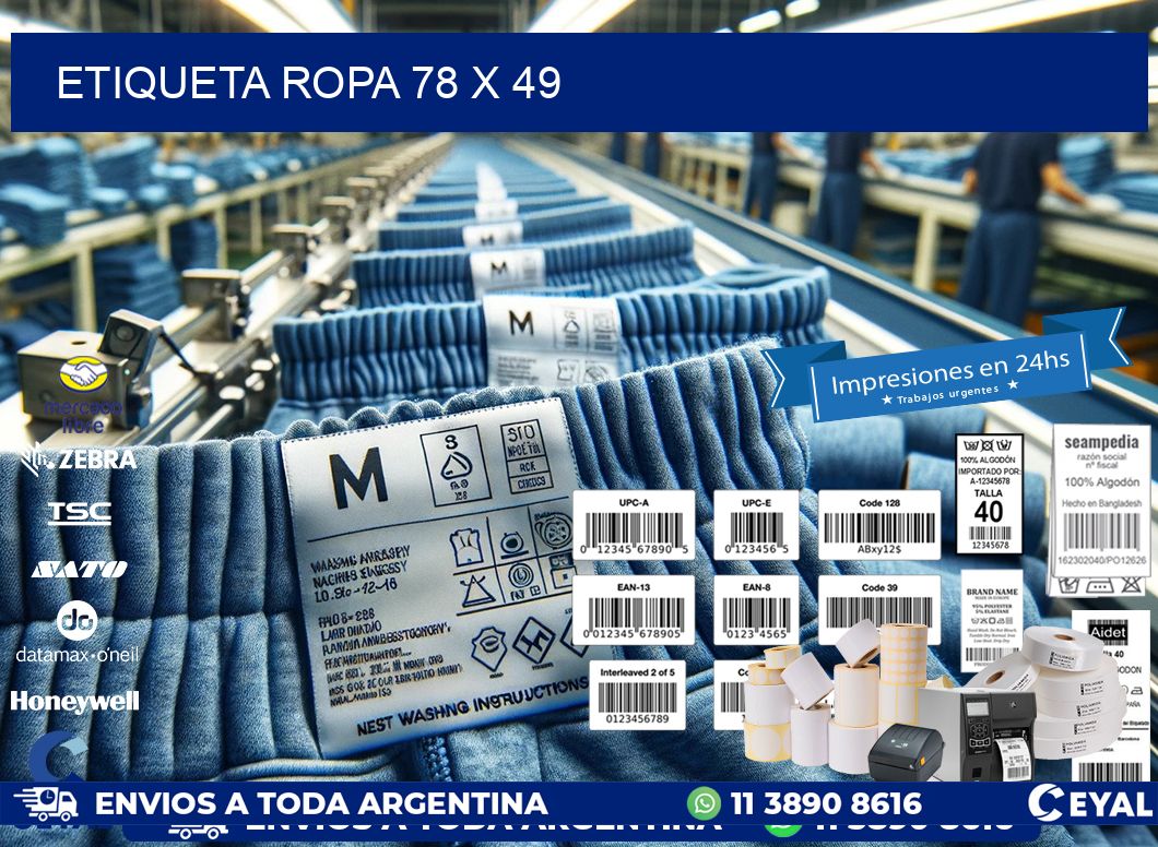 ETIQUETA ROPA 78 x 49