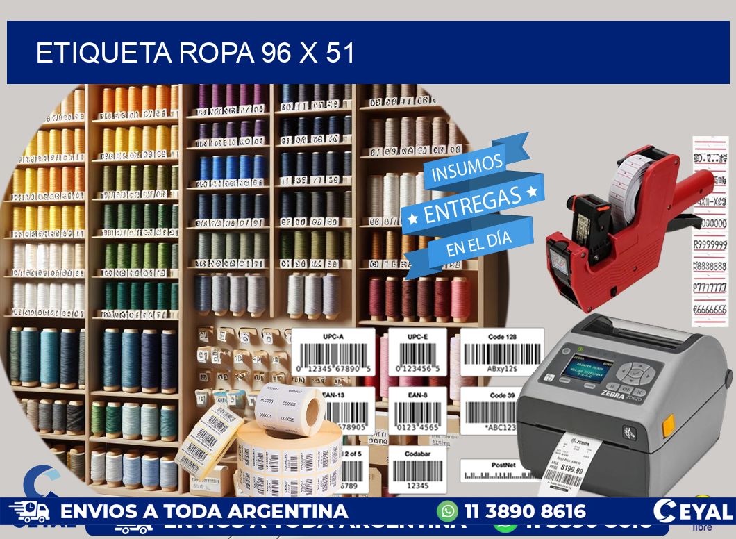 ETIQUETA ROPA 96 x 51