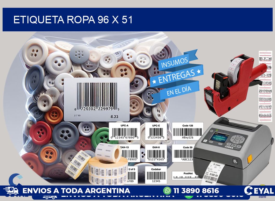 ETIQUETA ROPA 96 x 51