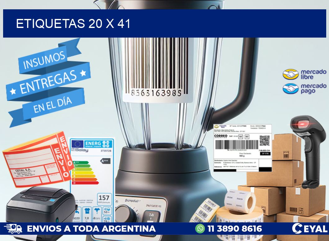 ETIQUETAS 20 x 41
