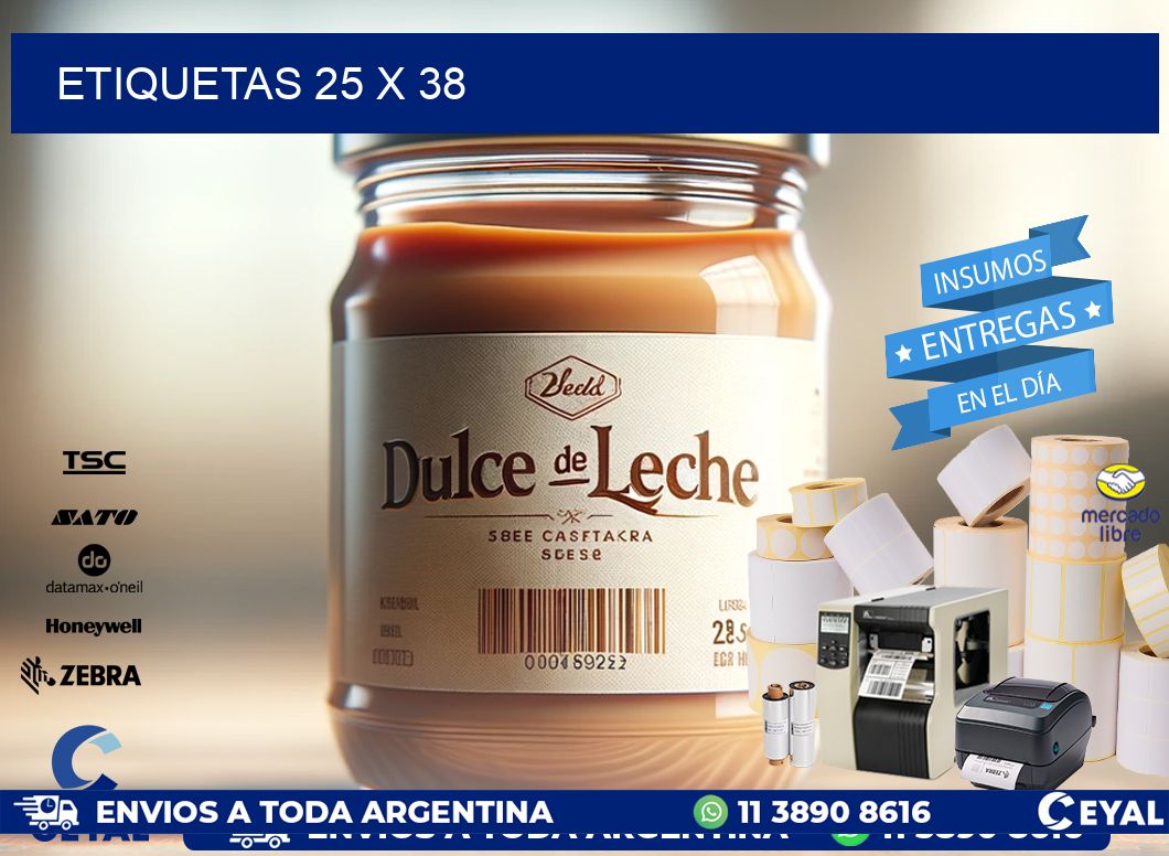ETIQUETAS 25 x 38