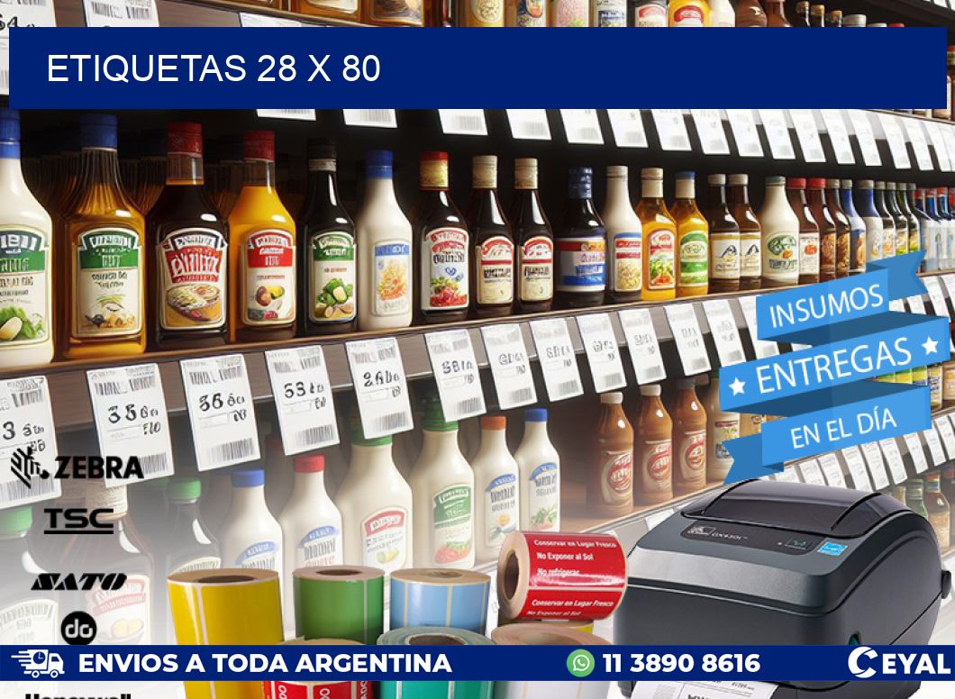 ETIQUETAS 28 x 80