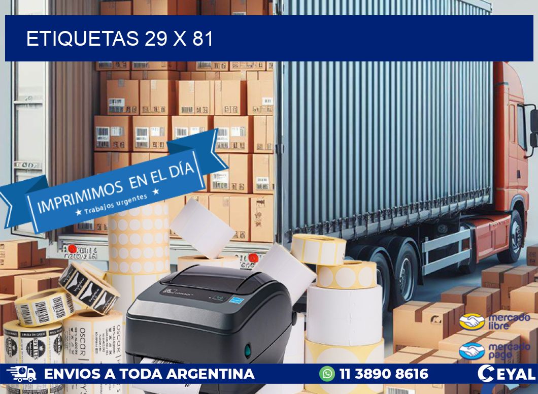 ETIQUETAS 29 x 81
