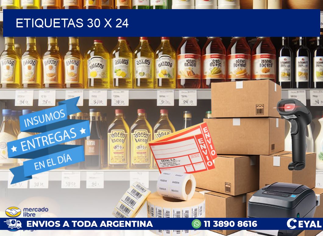 ETIQUETAS 30 x 24