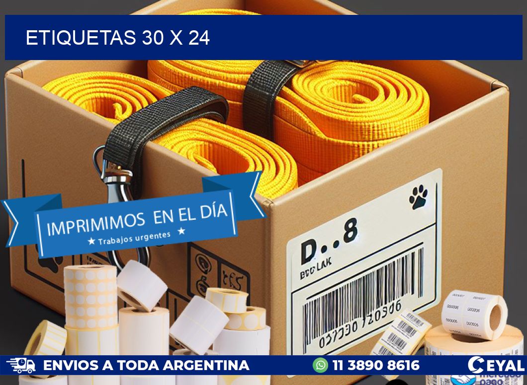 ETIQUETAS 30 x 24