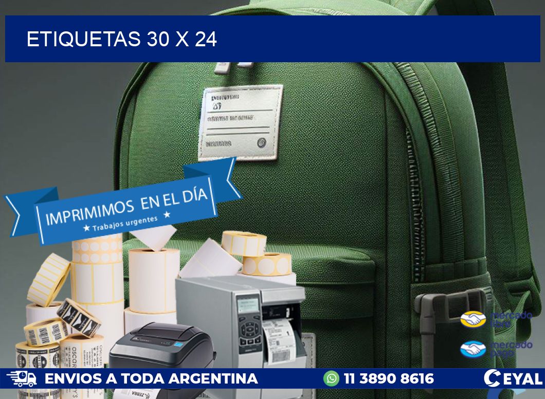 ETIQUETAS 30 x 24