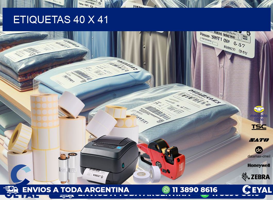 ETIQUETAS 40 x 41