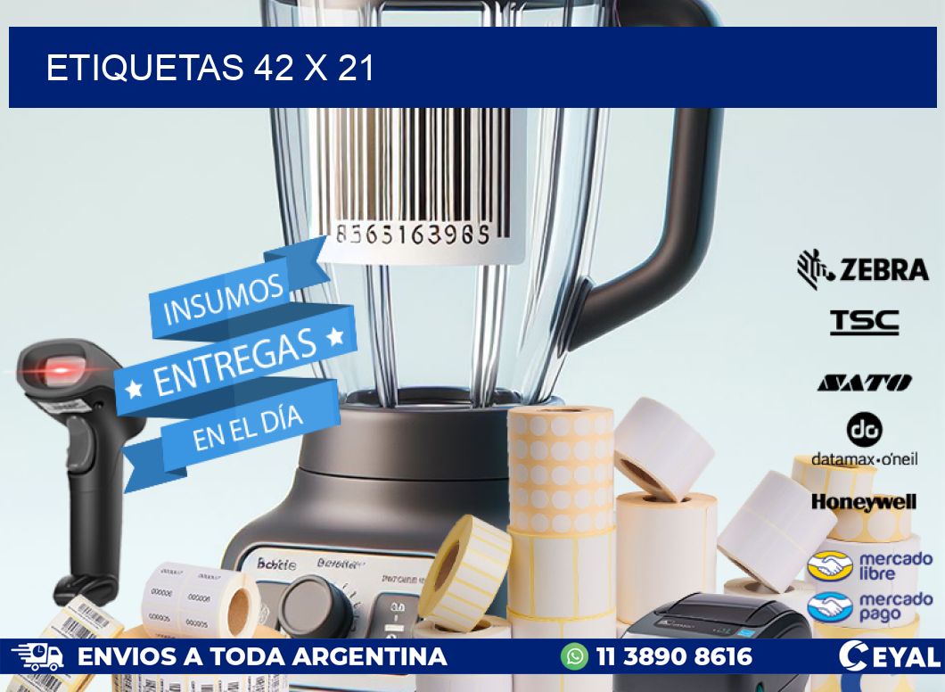 ETIQUETAS 42 x 21