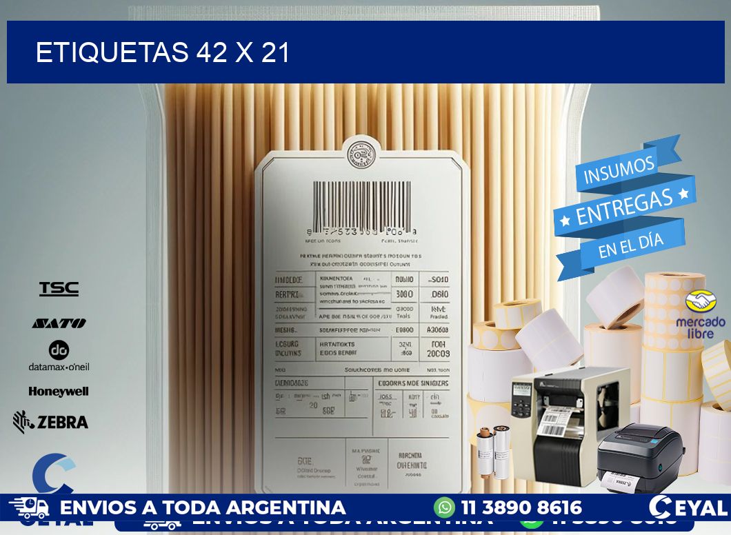 ETIQUETAS 42 x 21