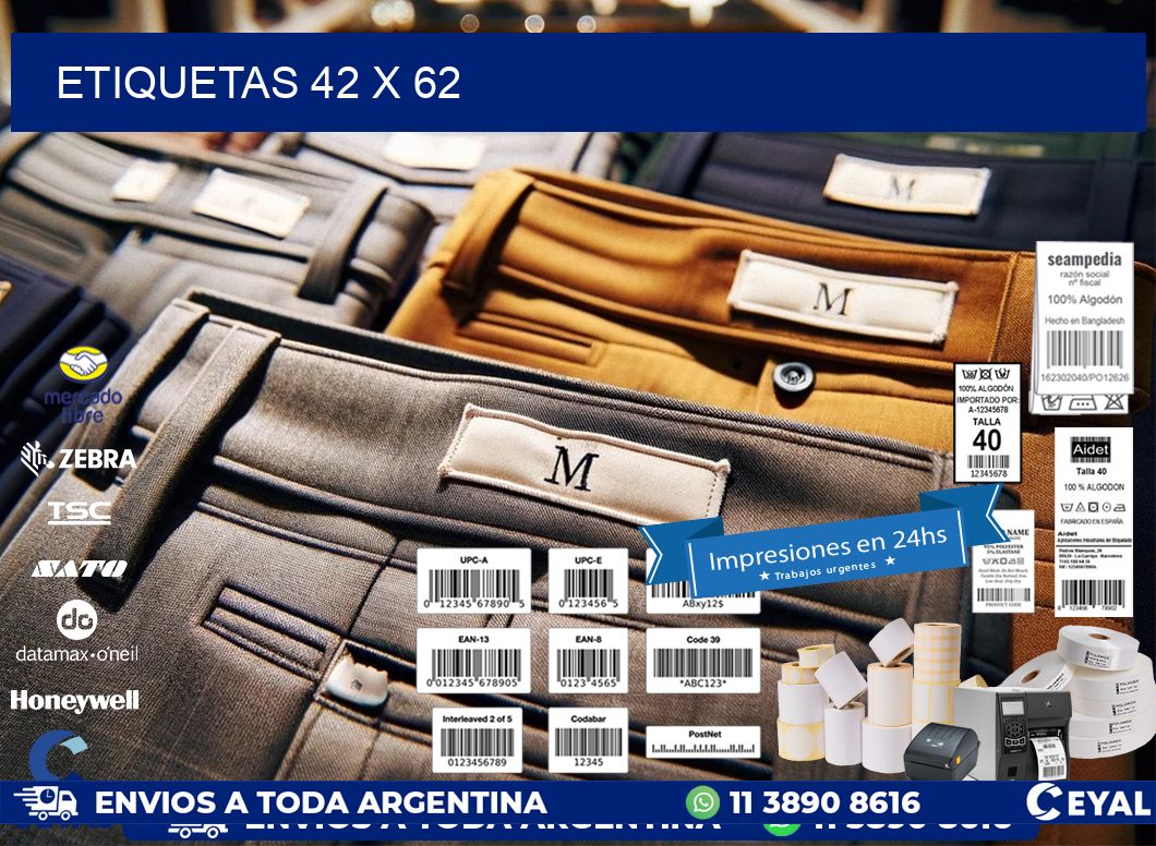 ETIQUETAS 42 x 62