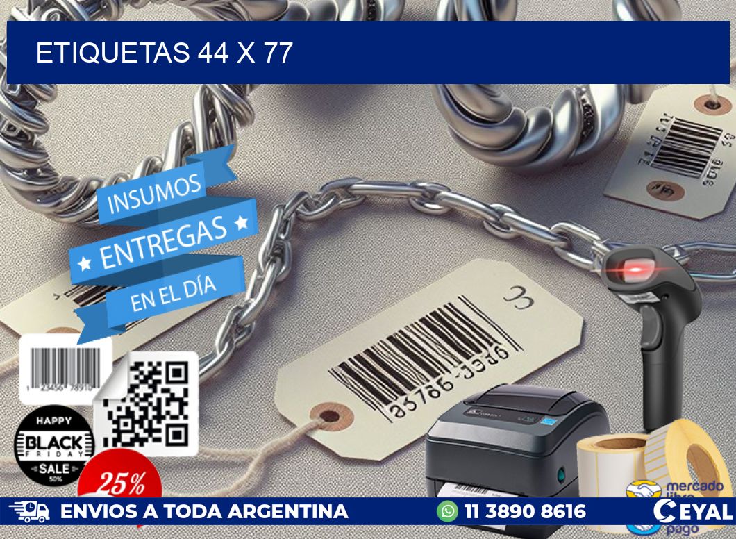 ETIQUETAS 44 x 77