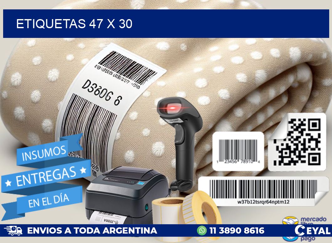 ETIQUETAS 47 x 30