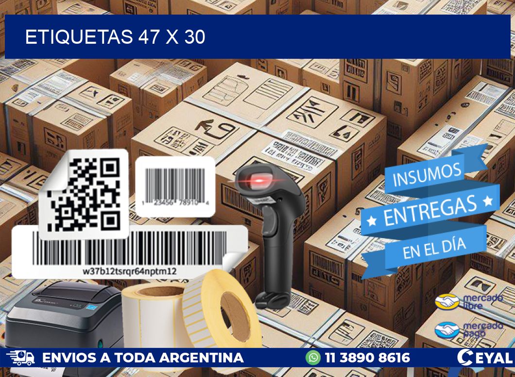 ETIQUETAS 47 x 30