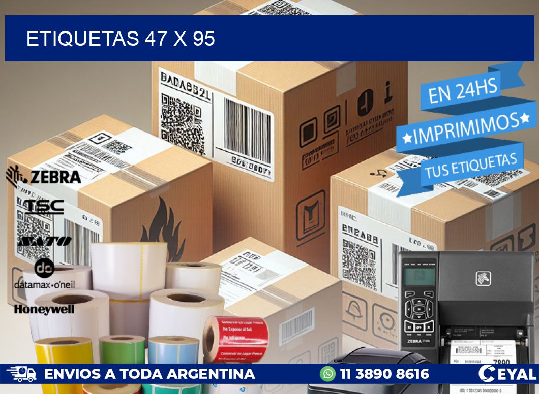 ETIQUETAS 47 x 95