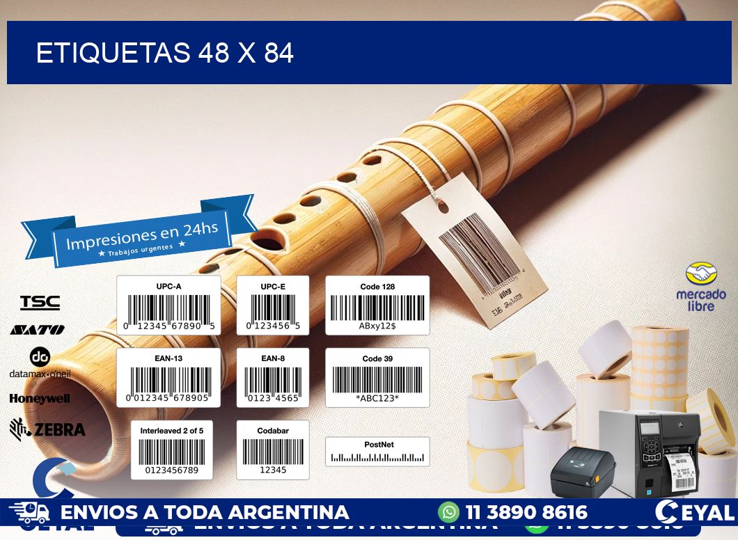 ETIQUETAS 48 x 84