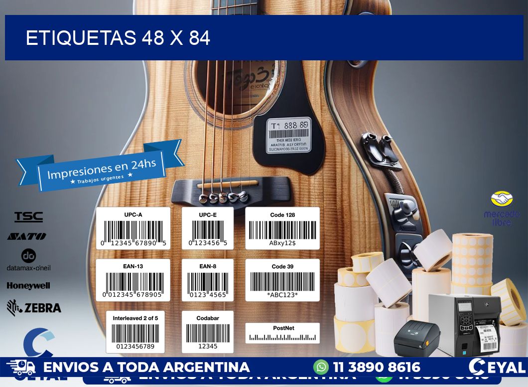 ETIQUETAS 48 x 84