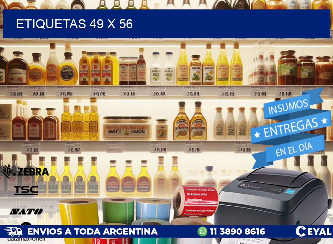 ETIQUETAS 49 x 56