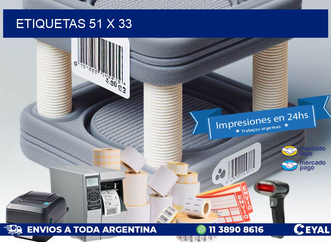 ETIQUETAS 51 x 33