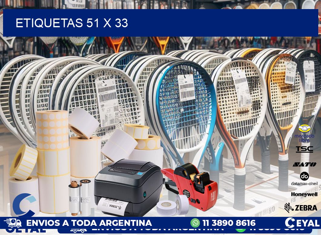 ETIQUETAS 51 x 33