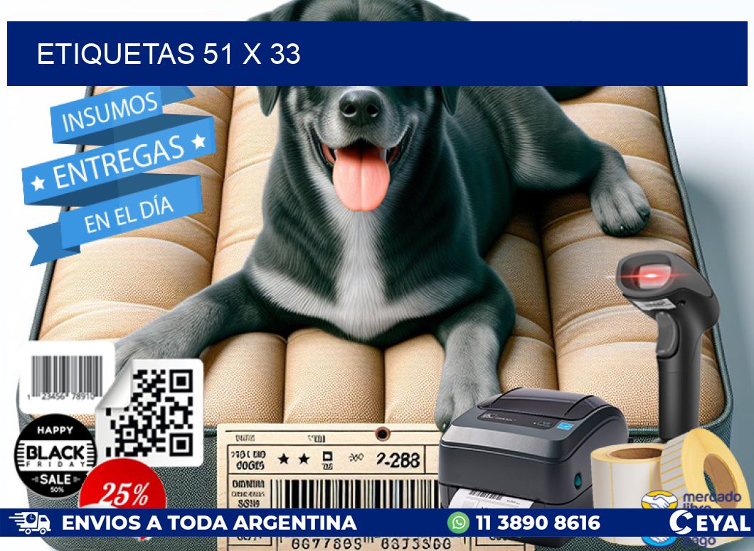 ETIQUETAS 51 x 33