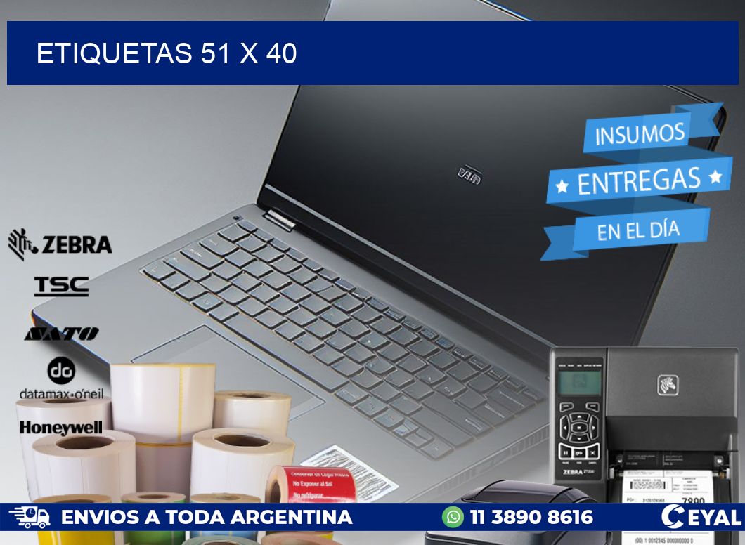 ETIQUETAS 51 x 40