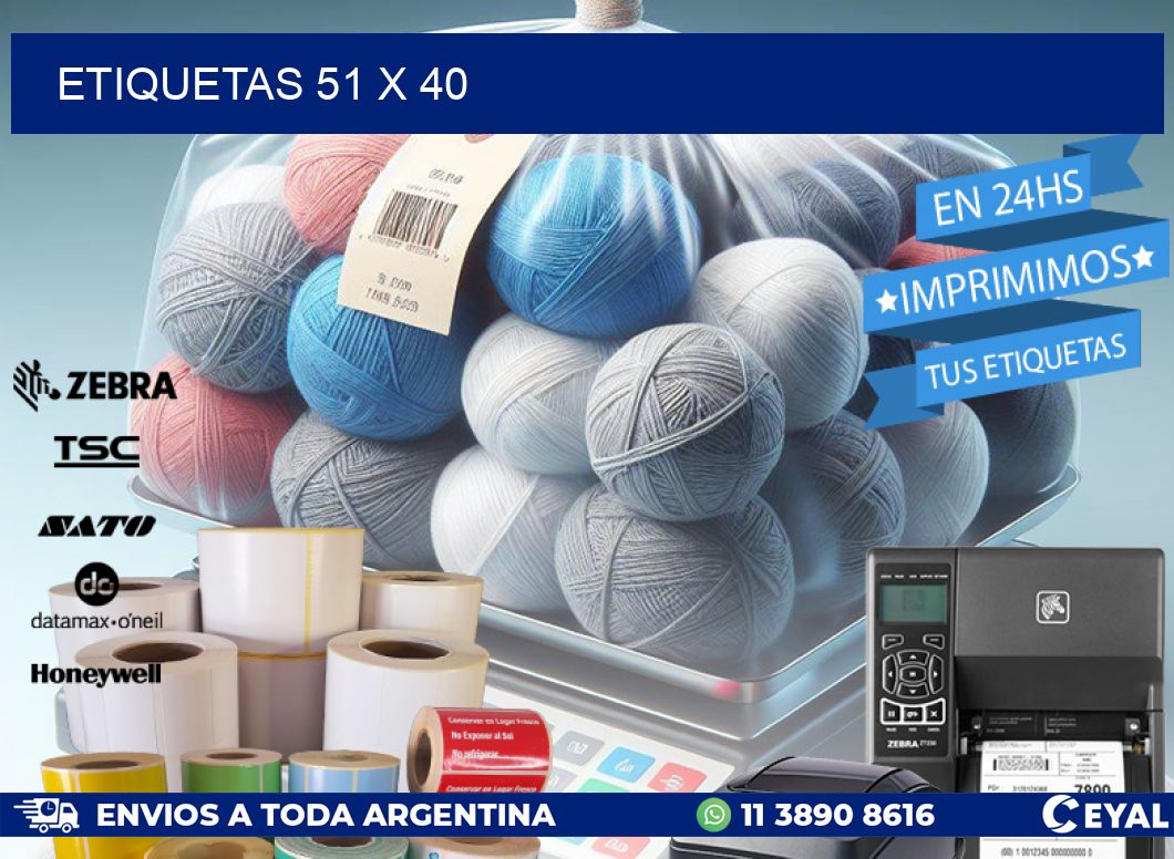 ETIQUETAS 51 x 40