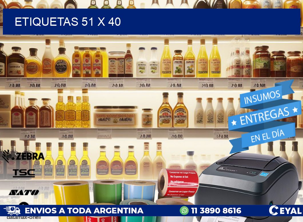 ETIQUETAS 51 x 40