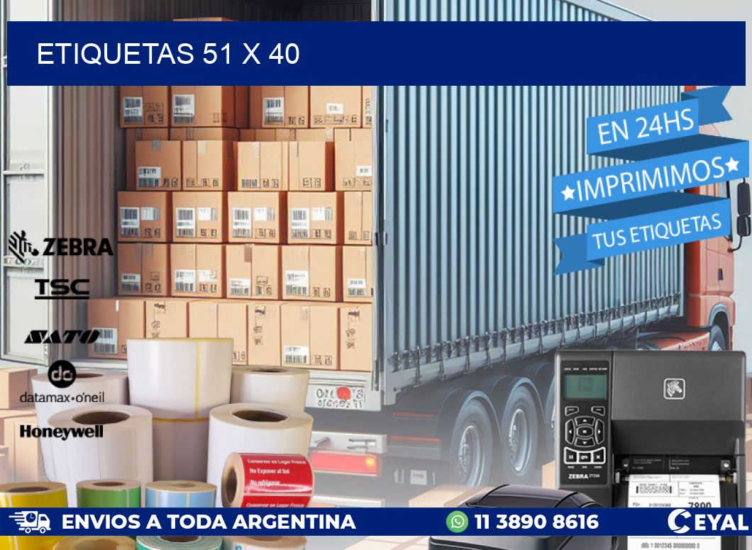 ETIQUETAS 51 x 40