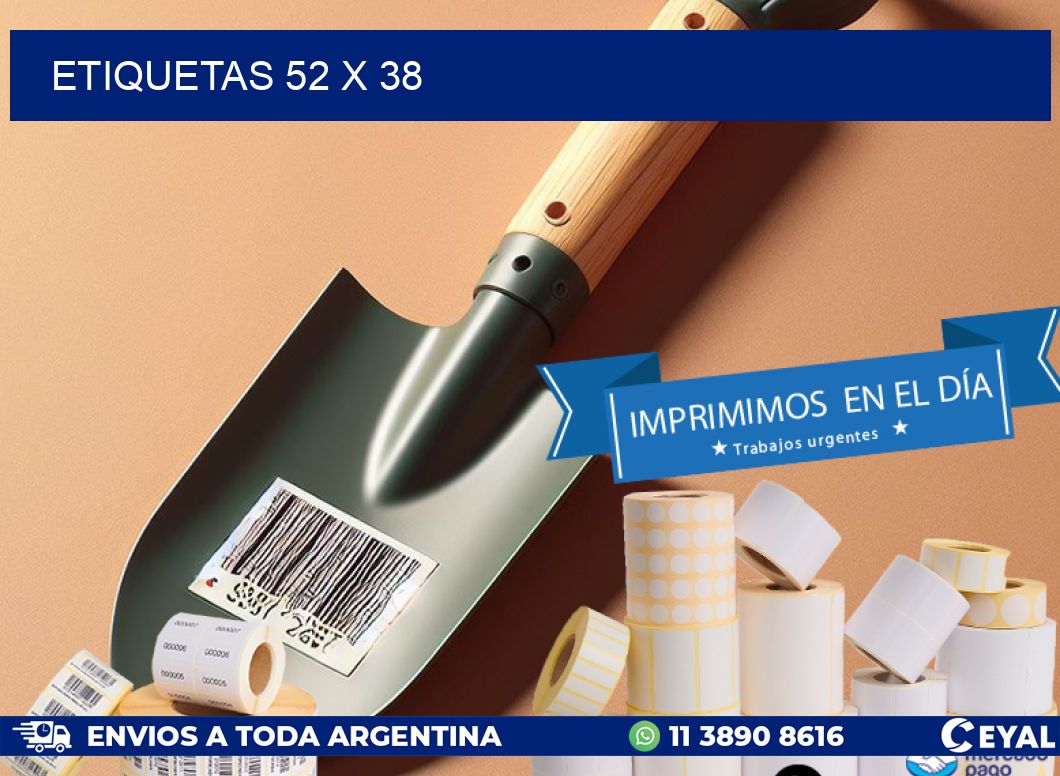 ETIQUETAS 52 x 38