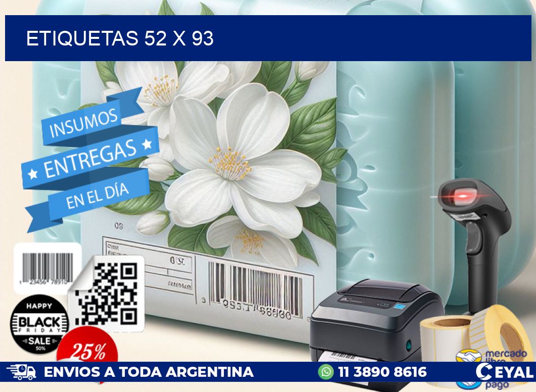 ETIQUETAS 52 x 93