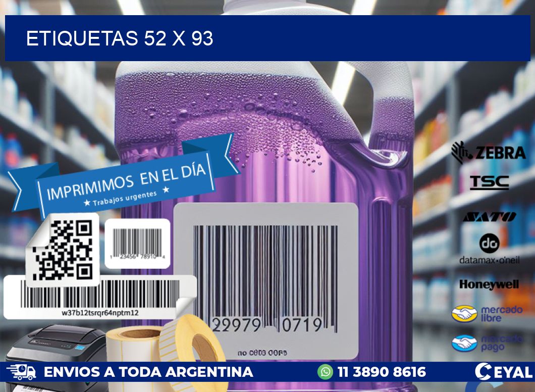 ETIQUETAS 52 x 93