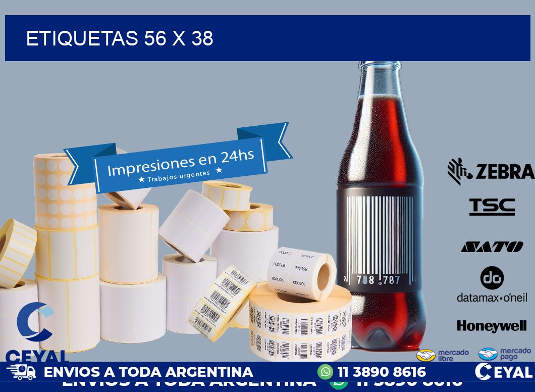 ETIQUETAS 56 x 38