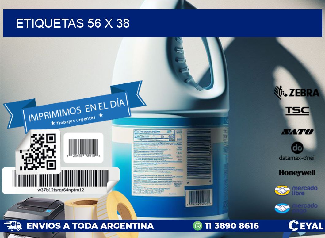 ETIQUETAS 56 x 38