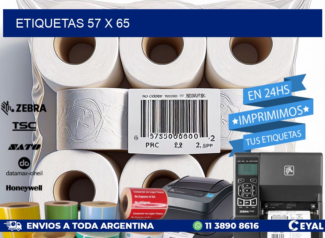 ETIQUETAS 57 x 65