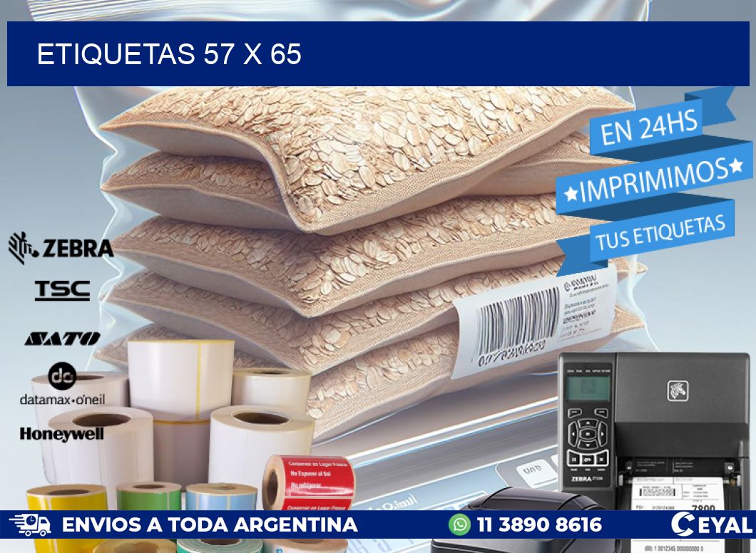 ETIQUETAS 57 x 65