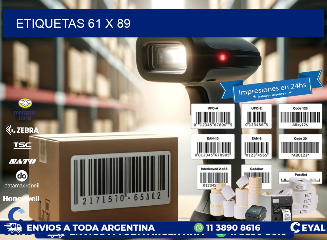 ETIQUETAS 61 x 89