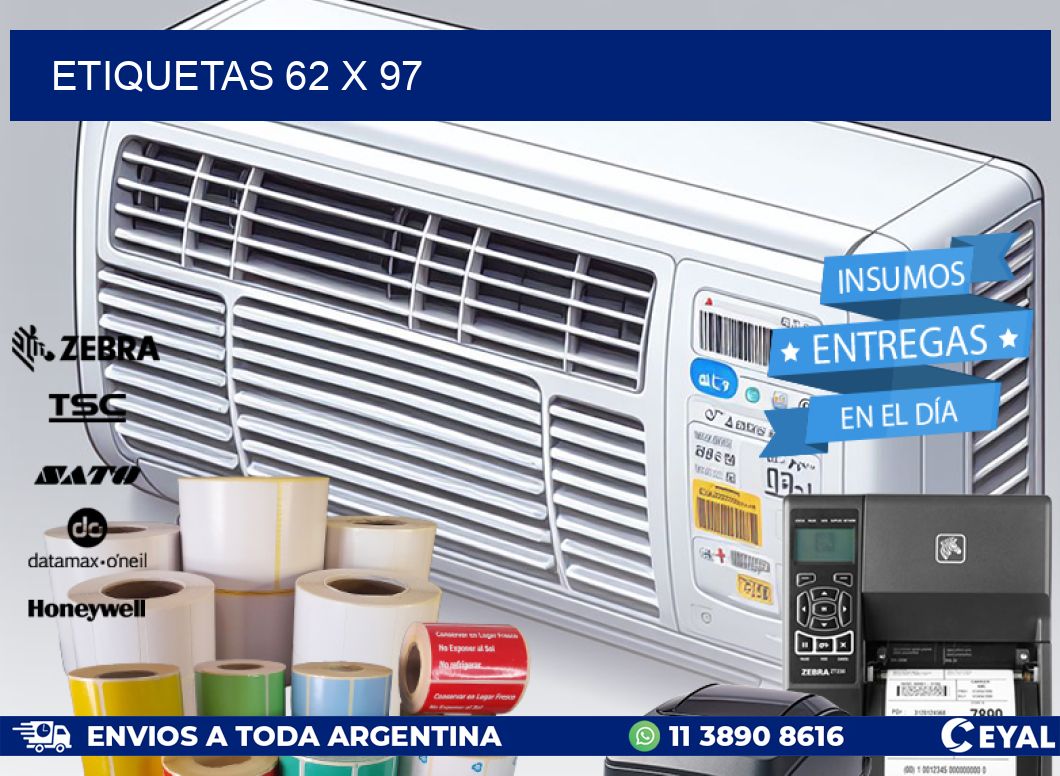 ETIQUETAS 62 x 97