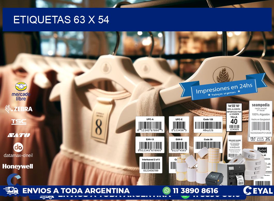 ETIQUETAS 63 x 54