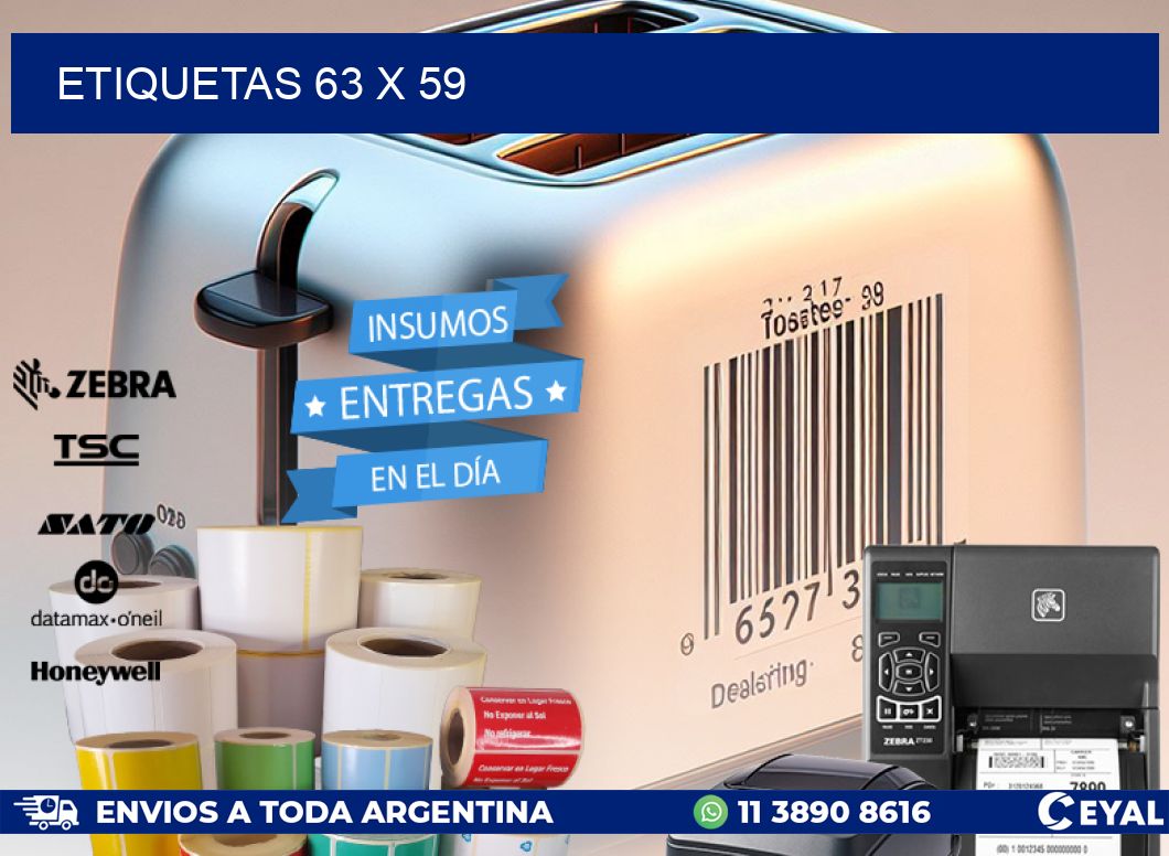 ETIQUETAS 63 x 59