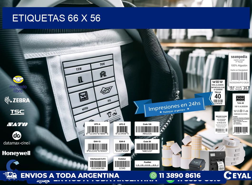 ETIQUETAS 66 x 56